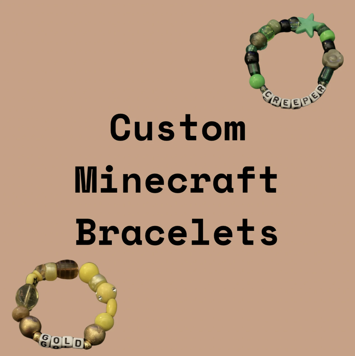 Custom Minecraft Bracelet